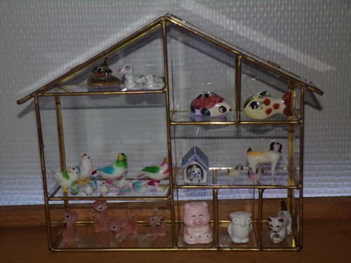 Vitrine etagère verre et - /,